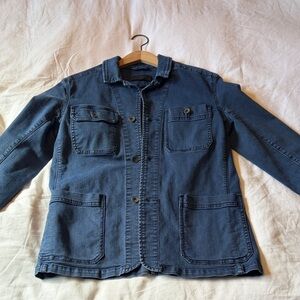 John Varvatos Dark Blue Shirt Jacket